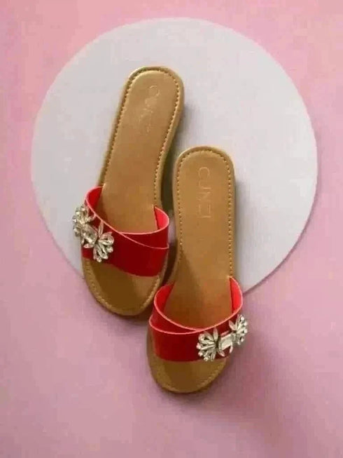 Red Brooch Flats - cunei